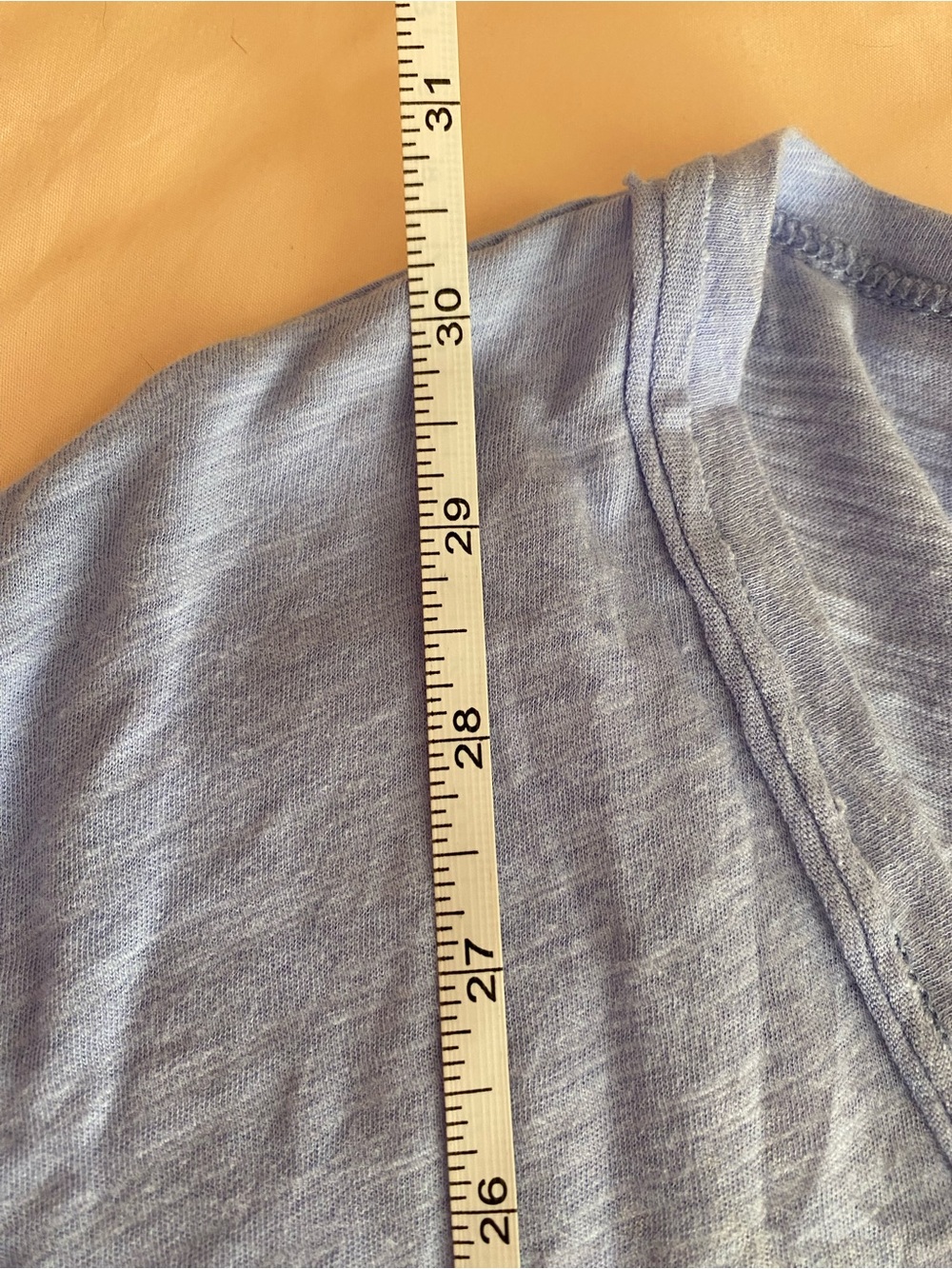 NATURAL LIFE Lavender Mountain Stripe V-Neck Tee with Multi-Color Print - Picture 6 of 6